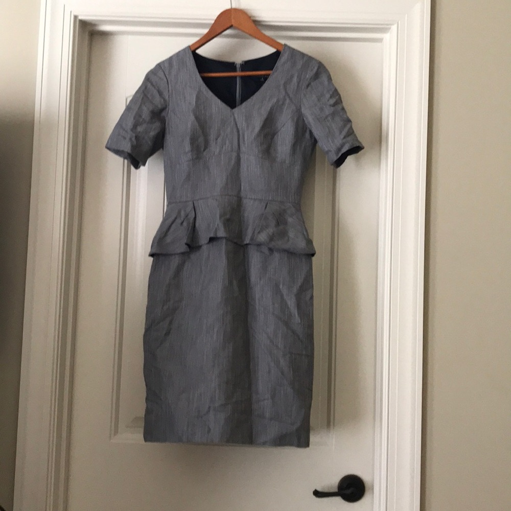 Grey with white thread Antonio Melani Dress size 4